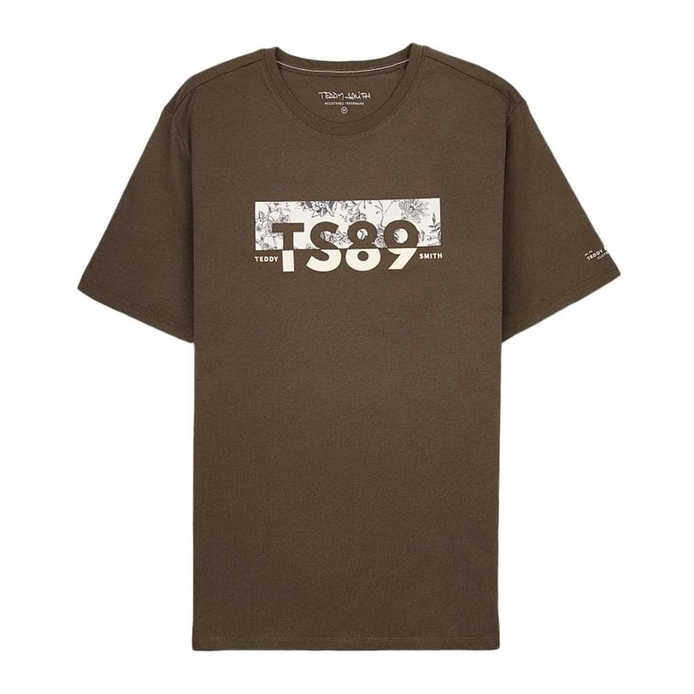 T-shirt Kaki Homme Teddy Smith Ezio 2 1