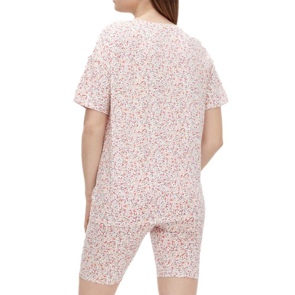 Ensemble Pyjama Blanc Fleuries Femme Mamalicious Biker 2