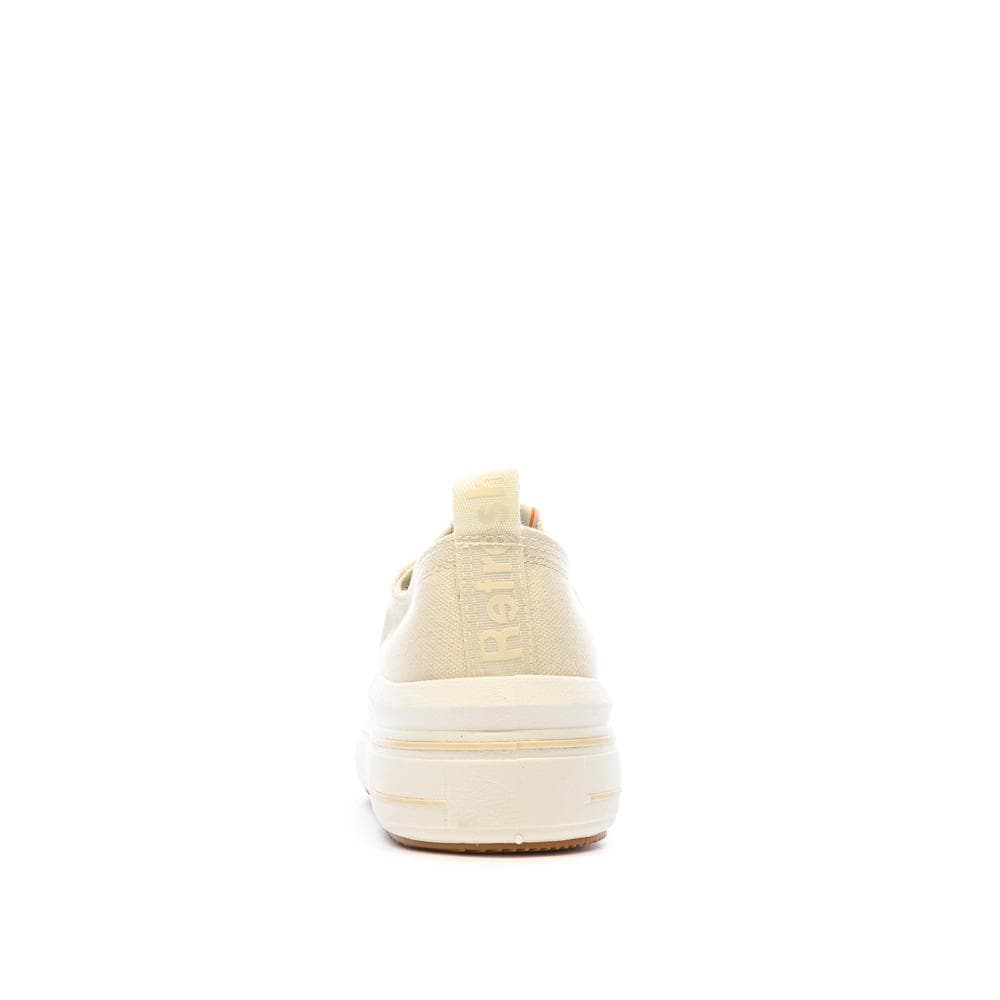 Baskets Basses Beige Femme Refresh Lona 3