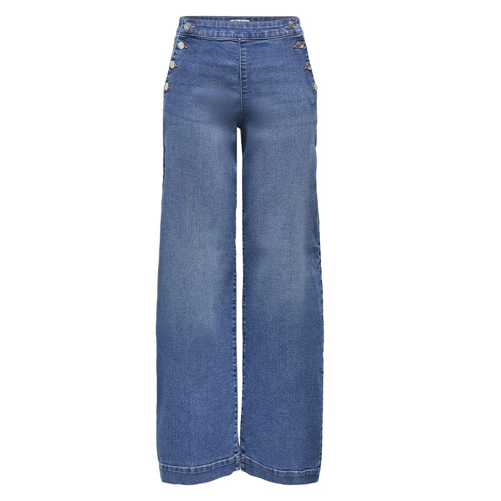 Jean Loose Bleu Moyen Femme Bleu Only Mollie 2