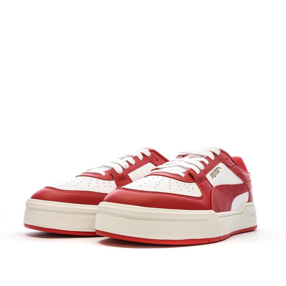 Baskets Blanches/Rouges Homme Puma Pro Classic 6