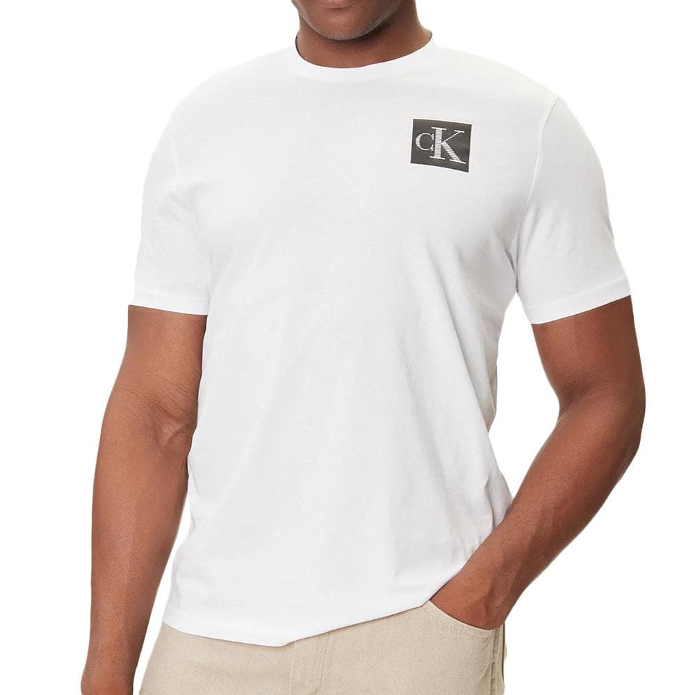 T-Shirt Blanc Homme Calvin Klein Jeans Gradient 1