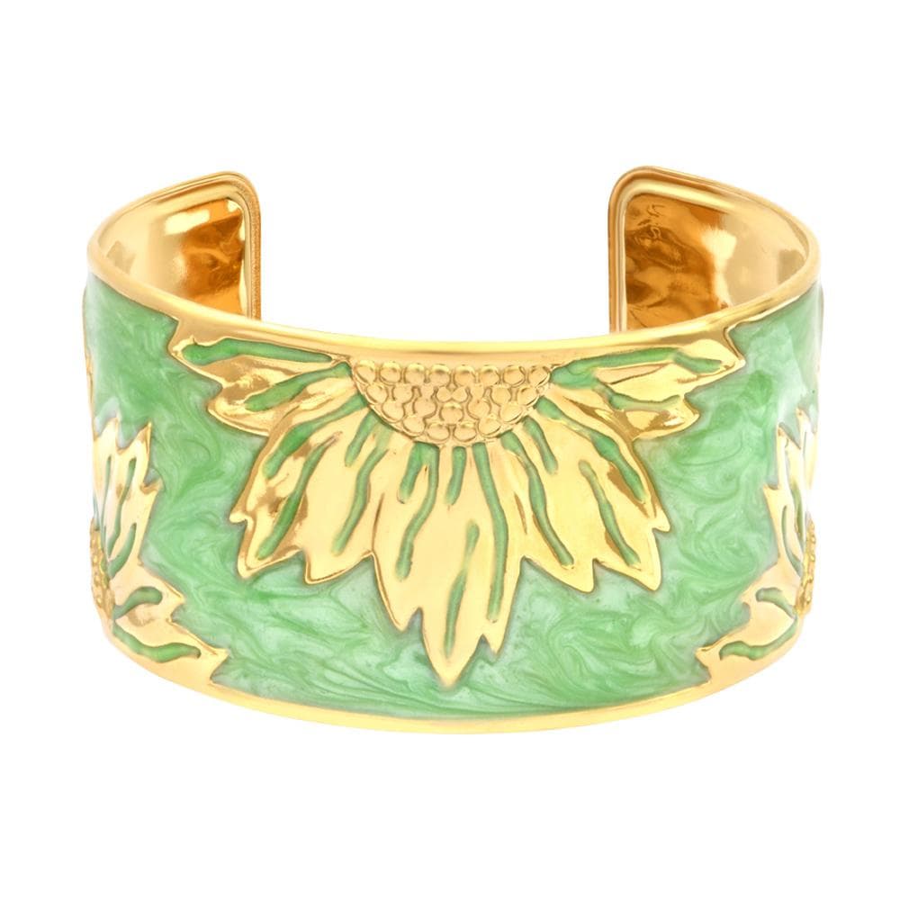 Bracelet Doré/Vert Femme Clio Blue Tournesol 1