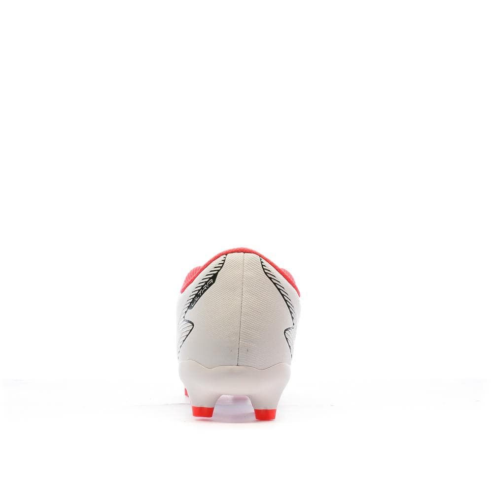 Chaussures de football Blanc/Rouge Homme Puma Ultra Play FG/AG 107423-01 3