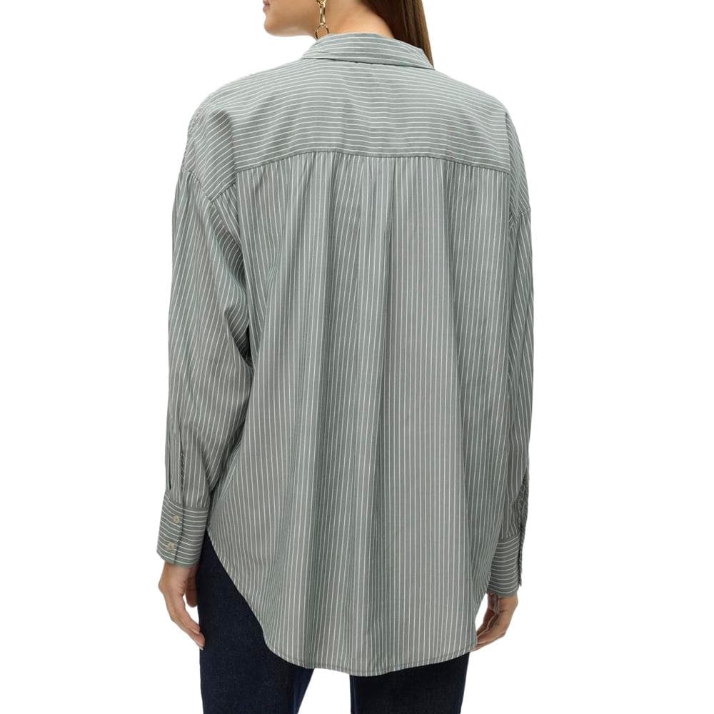 Chemise Kaki/Blanche Femme Vero Moda Nora 2