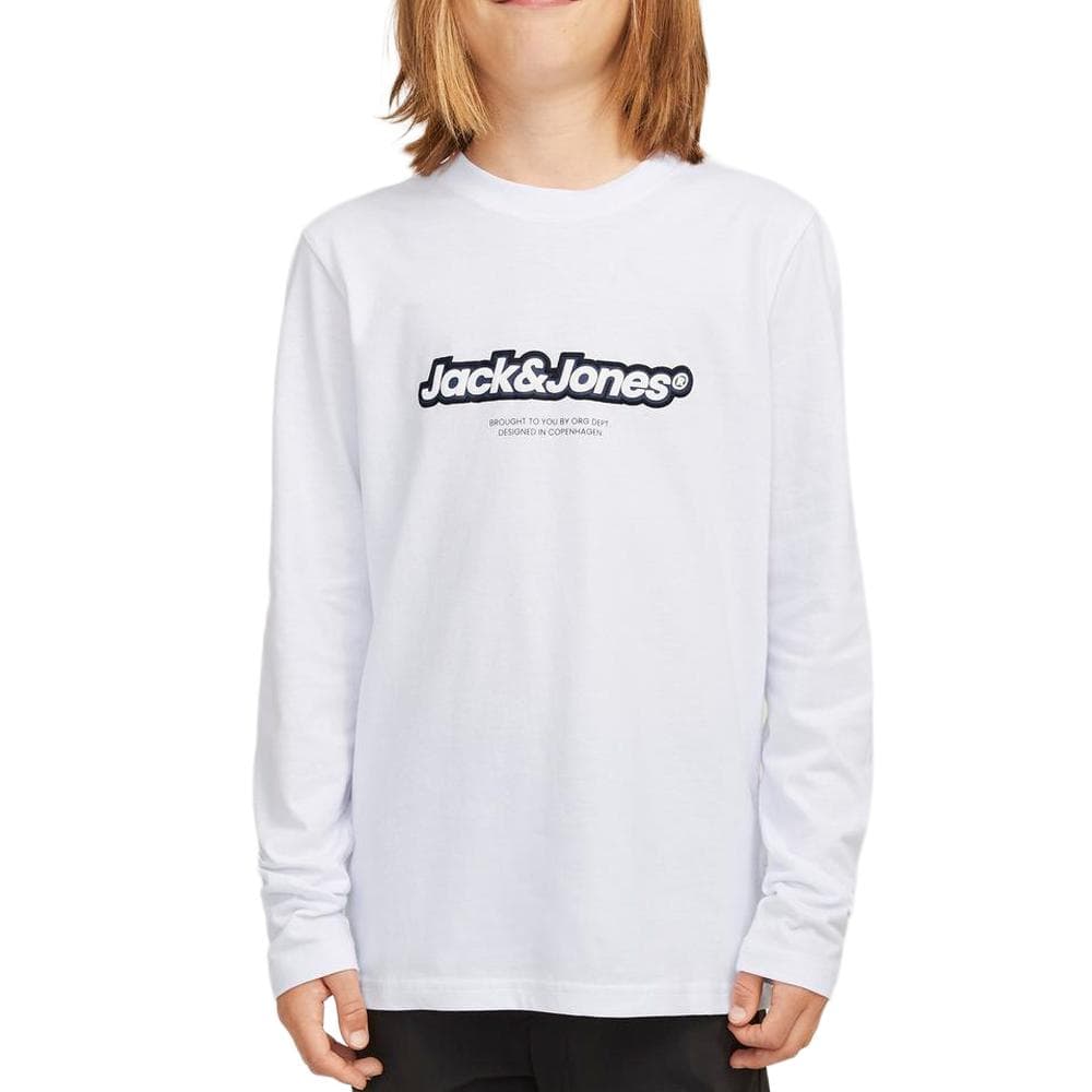 T-Shirt Blanc Garçon Jack & Jones Noho 1
