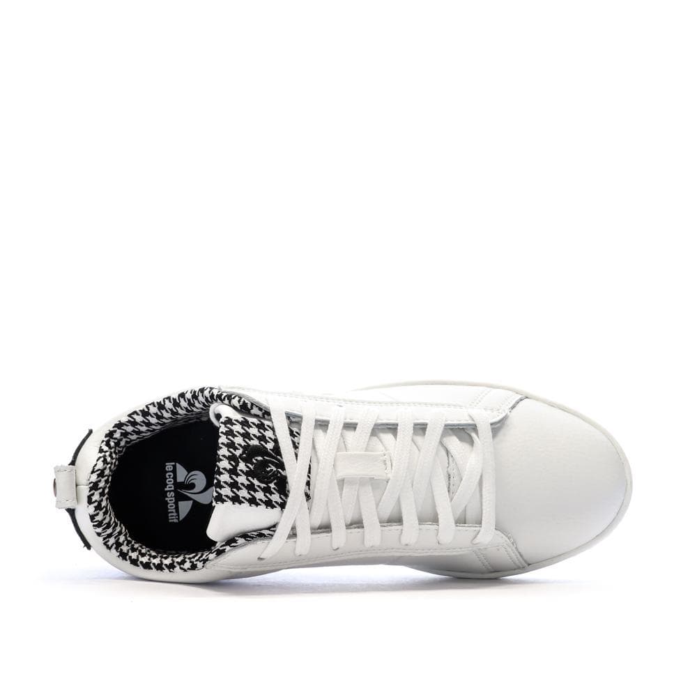 Baskets Blanc Femme Le Coq Sportif Court classic 4