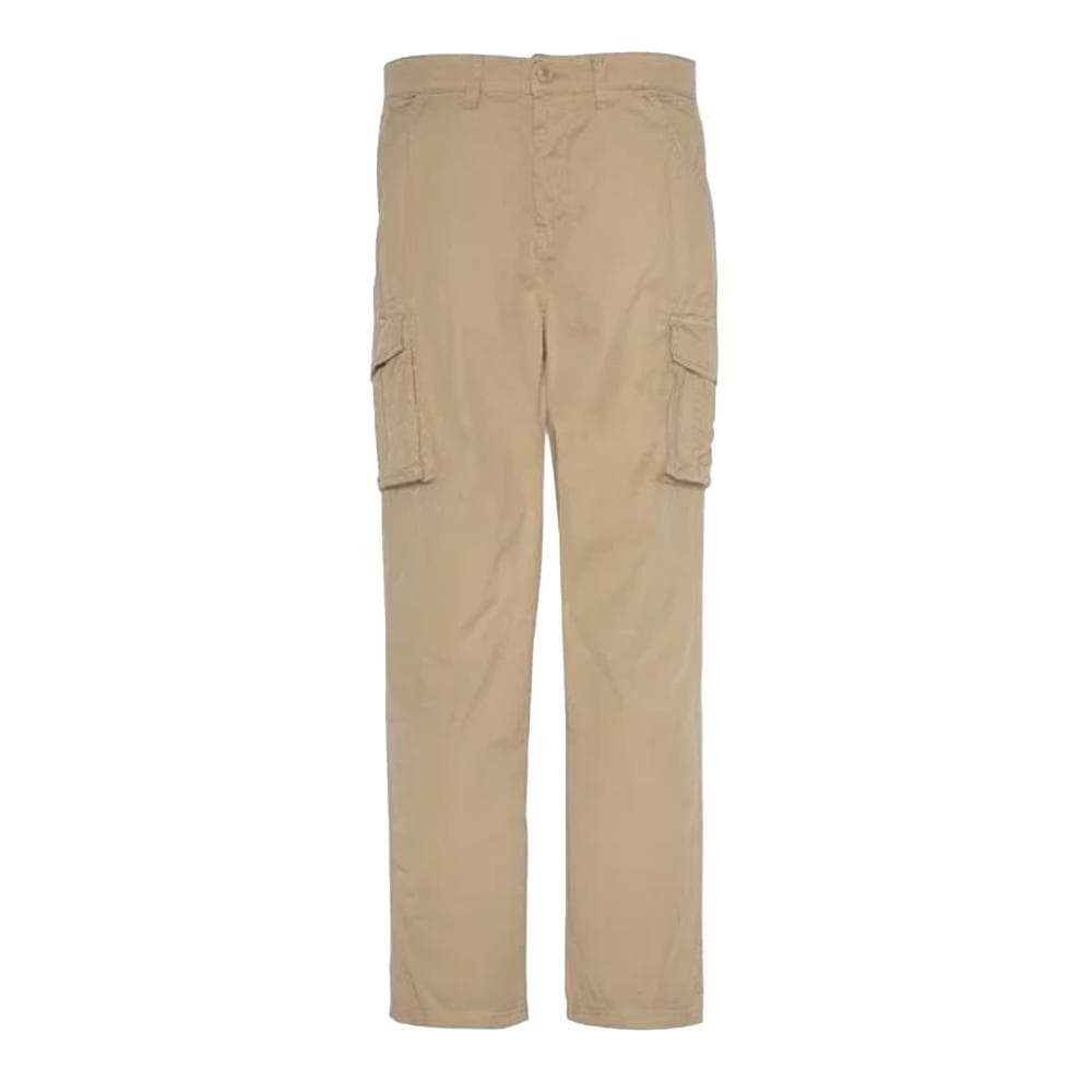 Pantalon Beige Homme Schott Pantalon Cargo 1