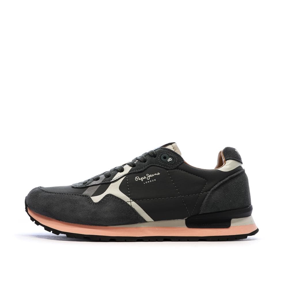 Baskets Noir/Rose Homme Pepe jeans Brit Prints 1