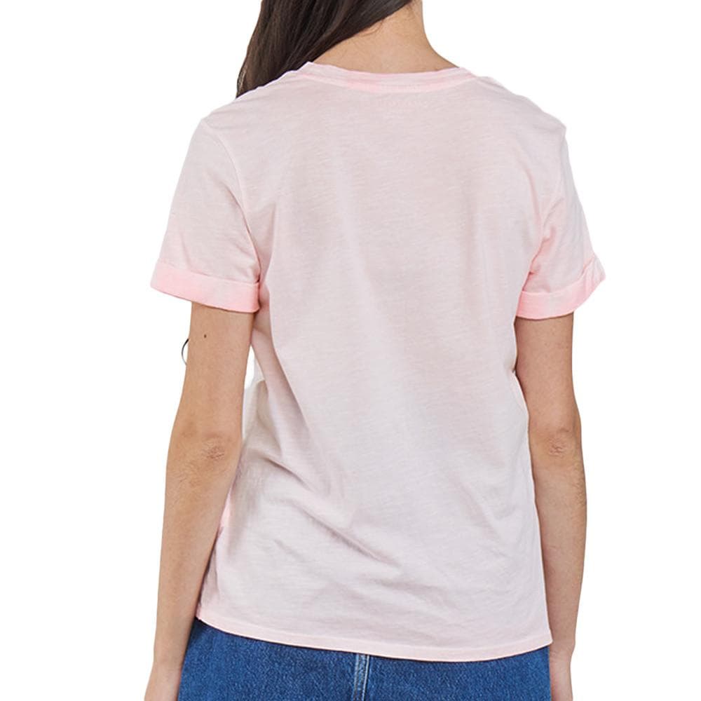 T-shirt Rose Femme Guess 1981 2