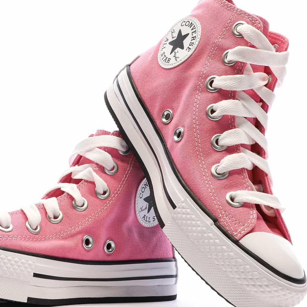 Baskets Rose Fille Converse All Star Eva 7