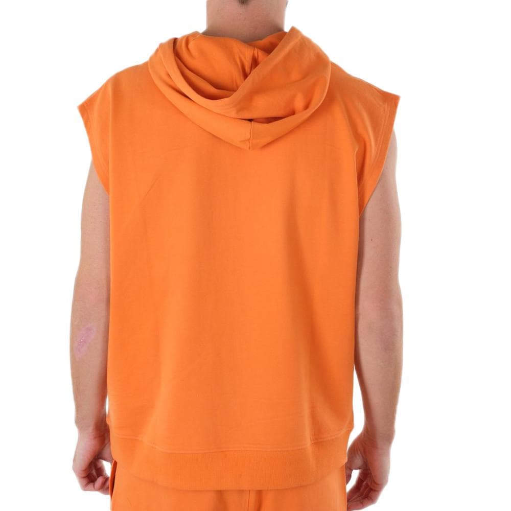 Sweat Manches Courtes Orange Homme Deeluxe Disco 2