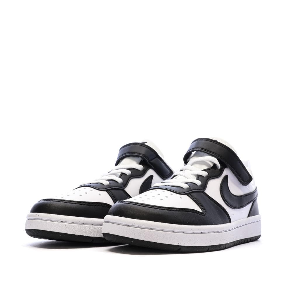 Baskets Noir/Blanc Garçon Nike Court Borough Low 6