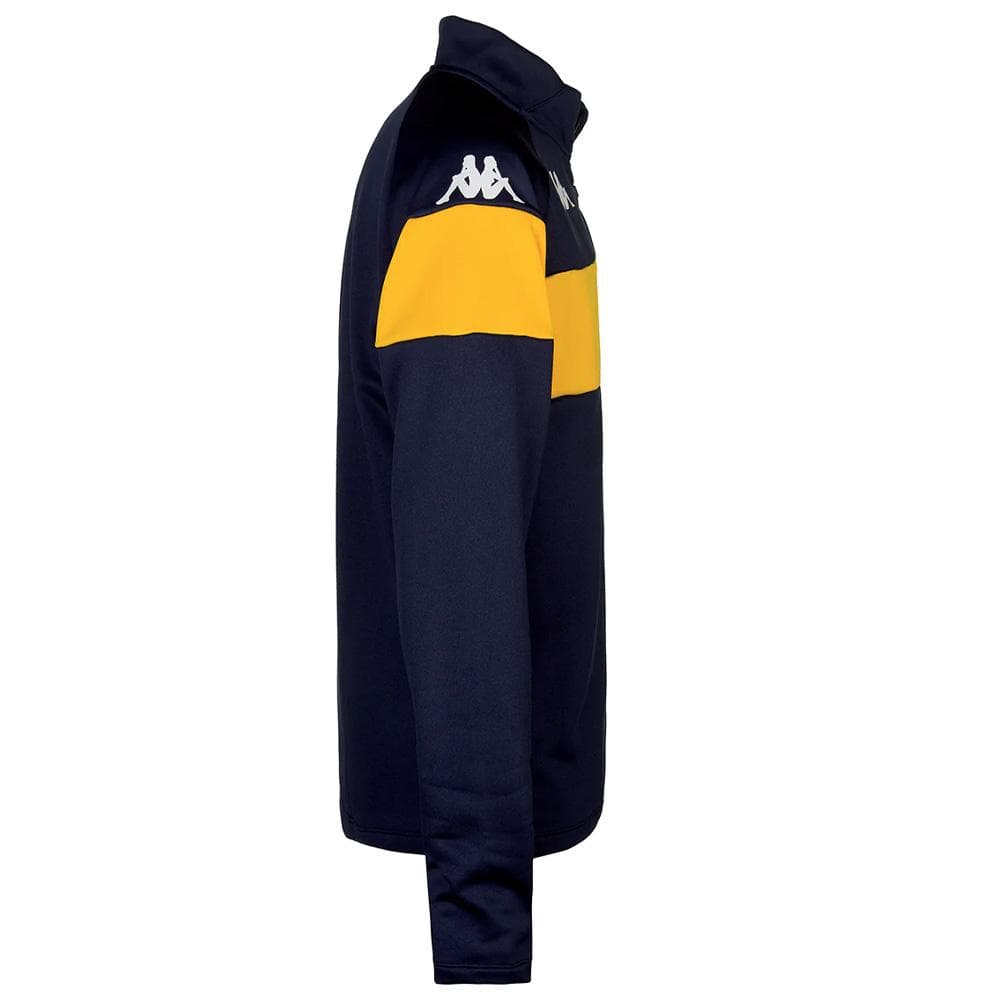 Sweat Noir/Jaune Garçon Kappa Dovares 2