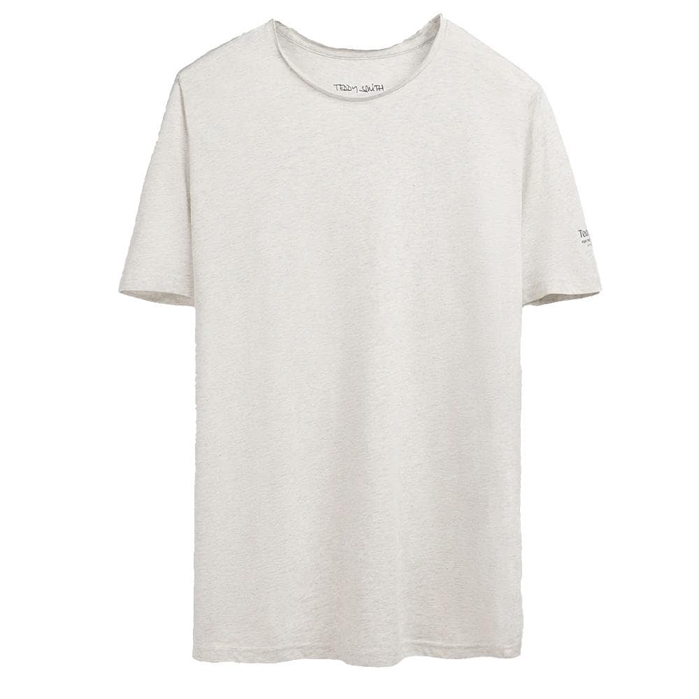 T-shirt Beige Homme Teddy Smith T-geo 1