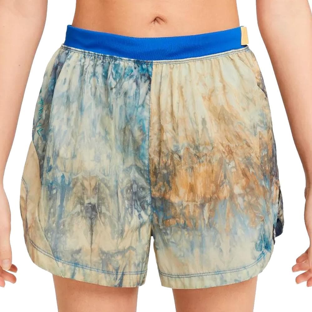 Short Vert/Bleu Femme Nike Repel 1