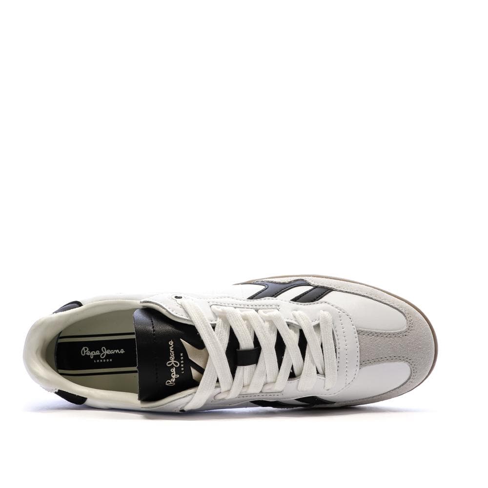 Baskets Blanches/Noires Homme Pepe jeans Ball 4