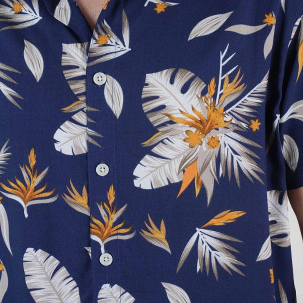 Chemisette Manches Courtes Marine Homme Deeluxe Pearl 3