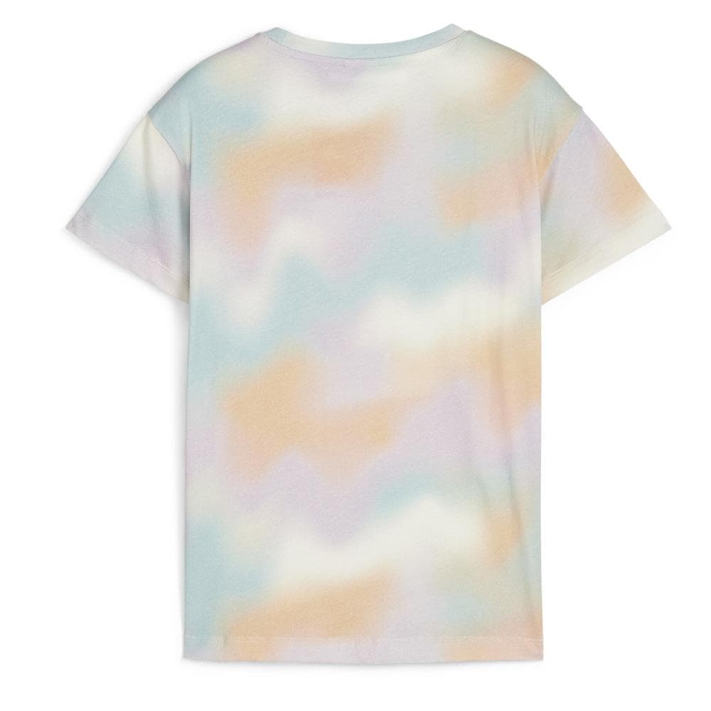 T-Shirt Orange/Vert/Mauve Fille Puma Summer 2