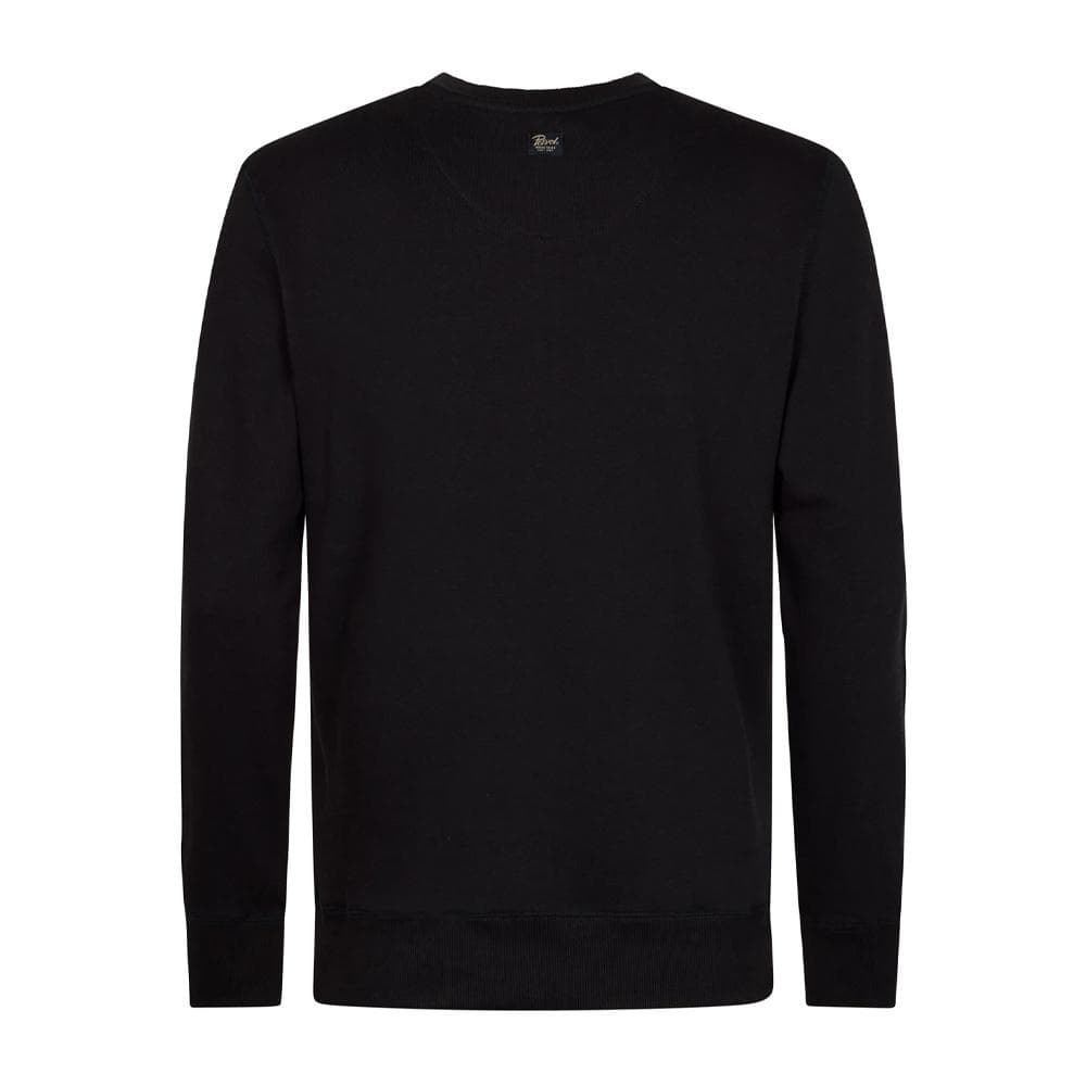 Sweat Noir/Taupe Homme Petrol Industries Neck 2