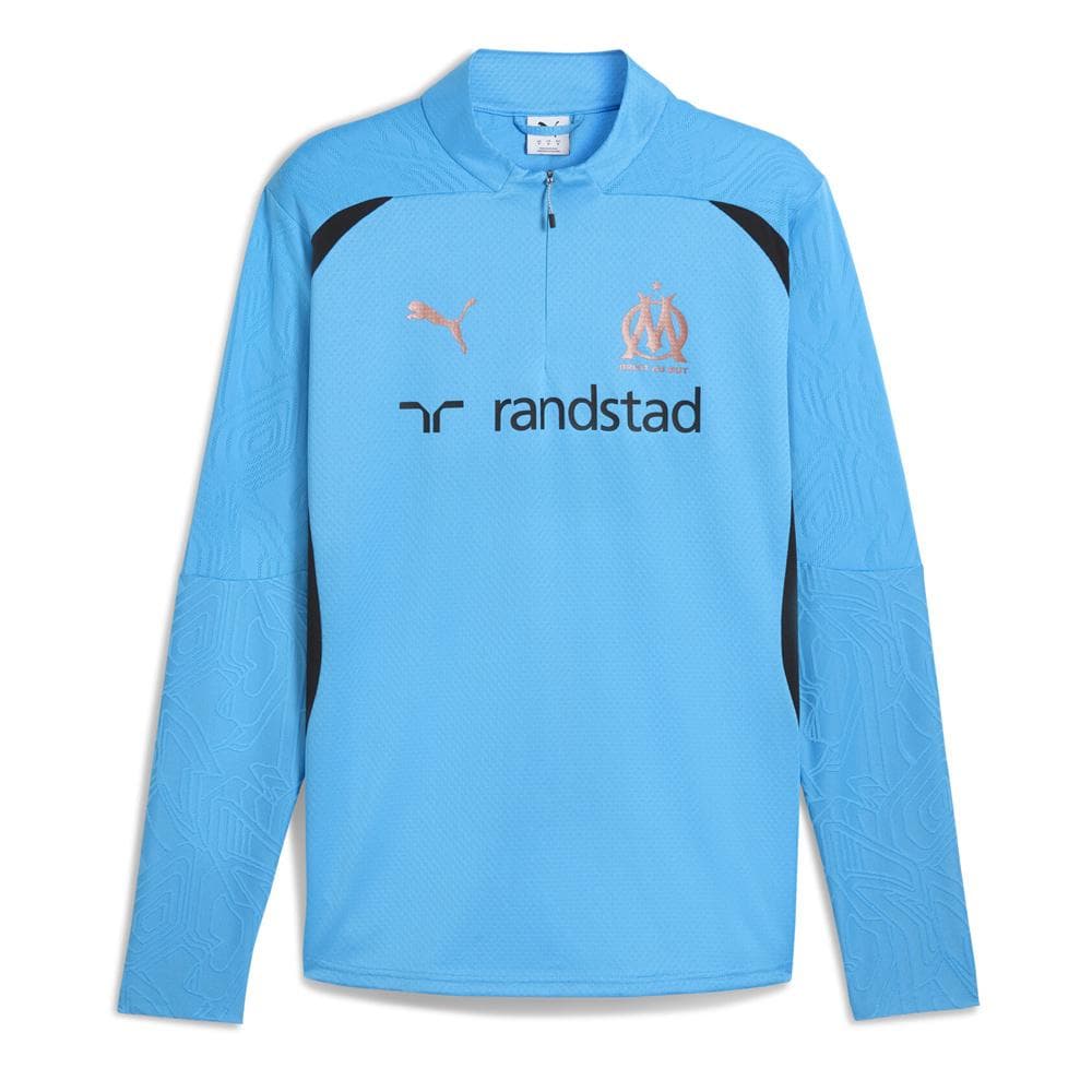 OM Sweat 1/4 zip Training Bleu Homme Puma 24/25 1