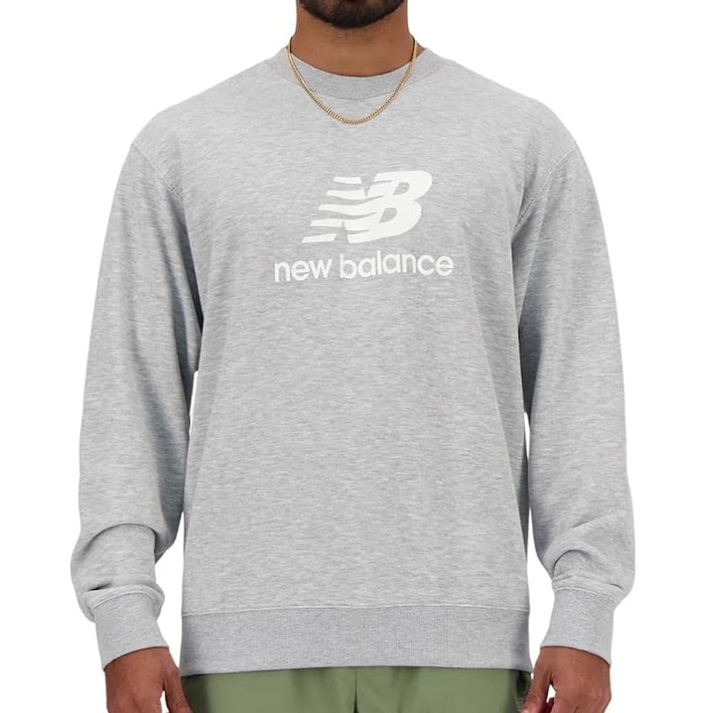 Sweat Gris Homme New Balance Stacked 1