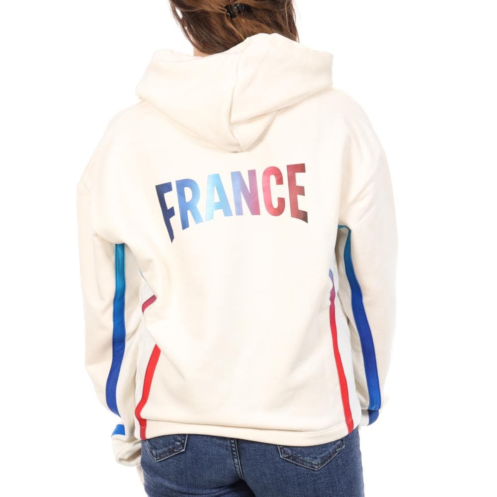 France Sweat Ecru Femme Le Coq Sportif JO 2024 2