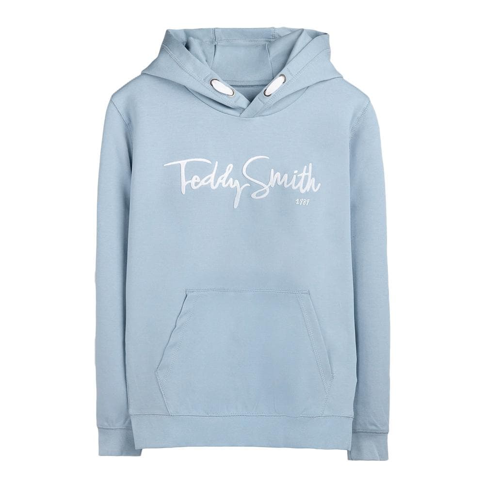 Sweat à Capuche Bleu Clair Garçon Teddy Smith Evry 1