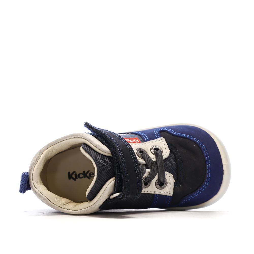 Baskets Hautes Marine Garçon Kickers Bottillon 4