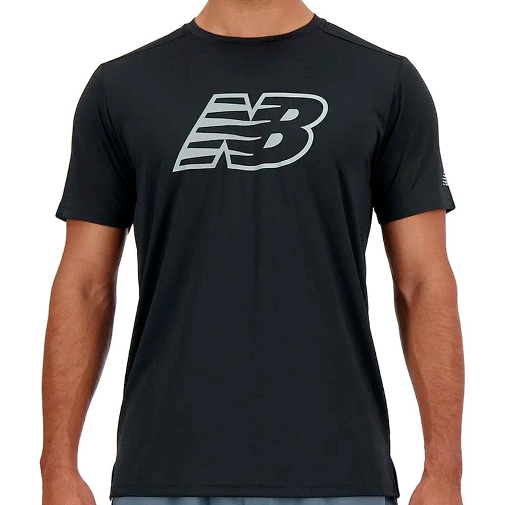 T-shirt Noir Homme New Balance MT41224 1