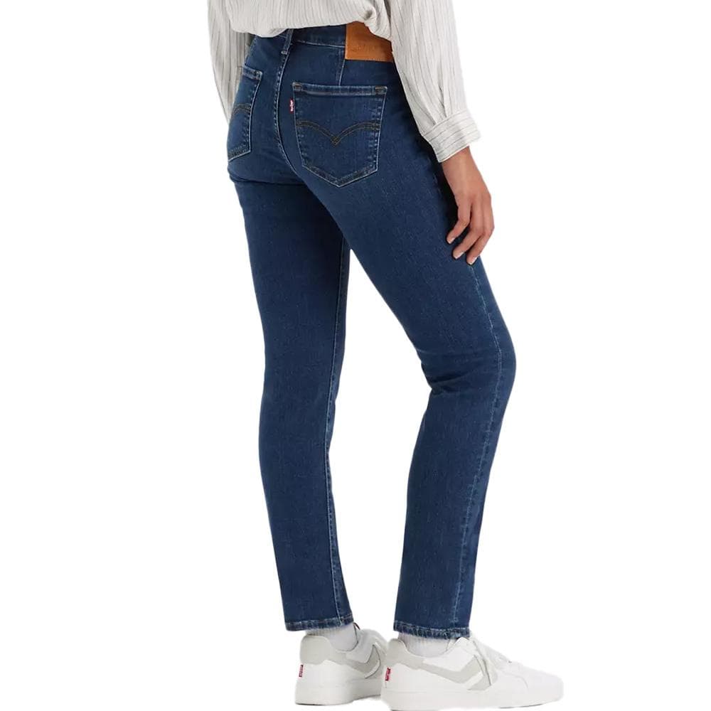 Jean 712 Slim Bleu foncé Femme Levi's Welt Pocket 2