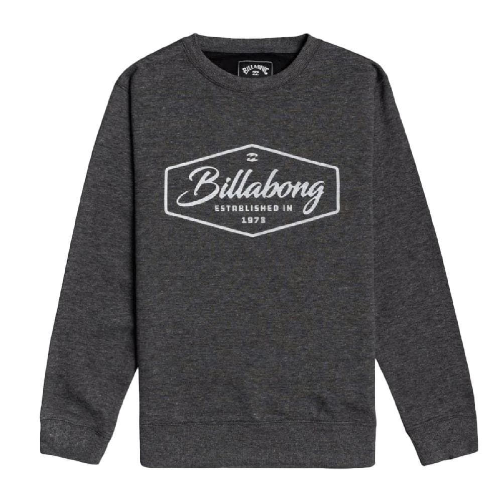 Sweat Gris/Noir Garçon Billabong Wavy 1