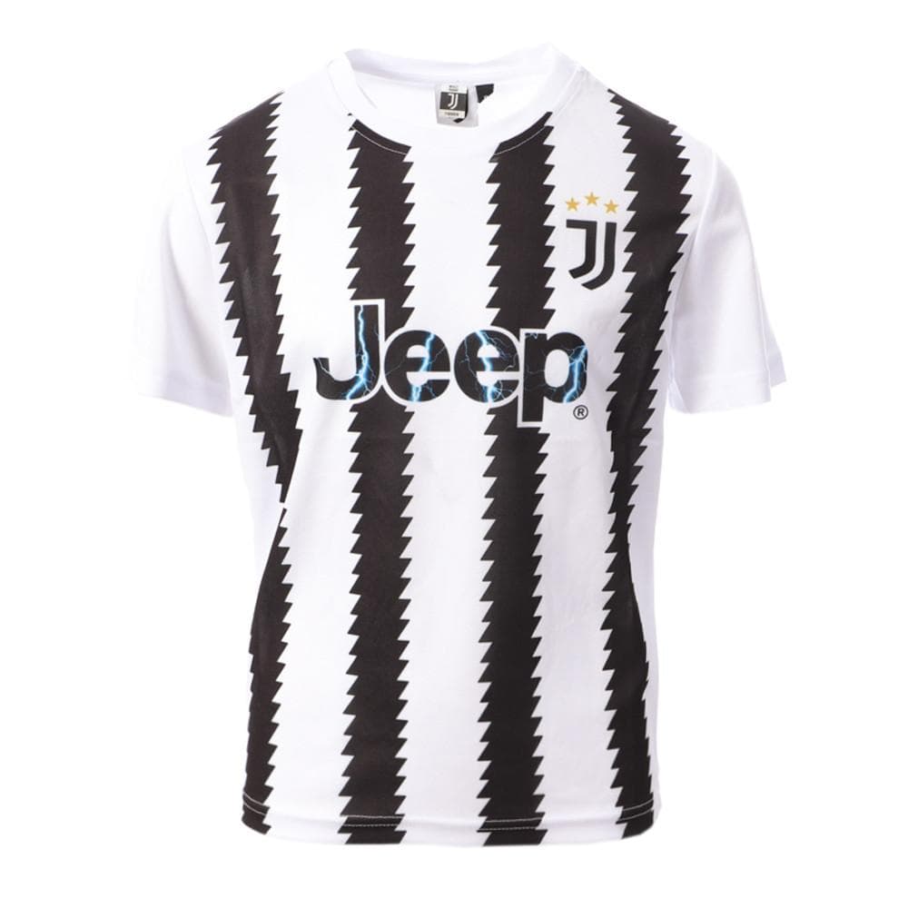 Juventus Maillot de foot Garçon Noir/Blanc Replica 1