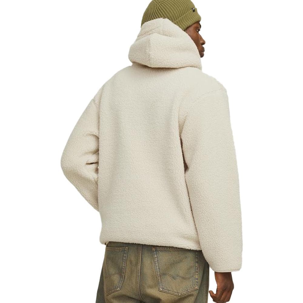 Sweat à Capuche Polaire Ecru Homme Jack & Jones Frederiksberg 2