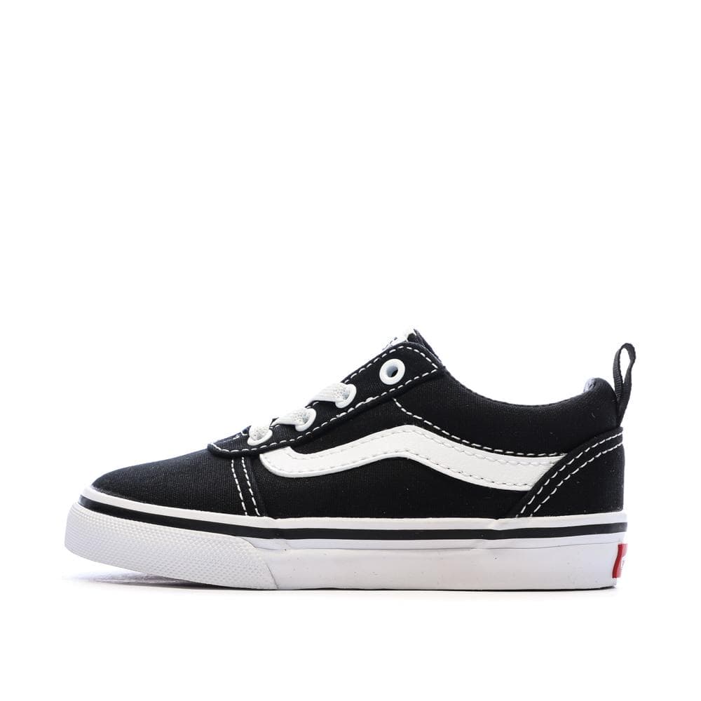 Baskets Noires/Blanches Enfant Vans Ward Slip-on 1