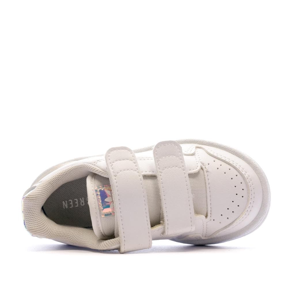 Baskets Blanche/Argent Fille Adidas NY 90 CF 4