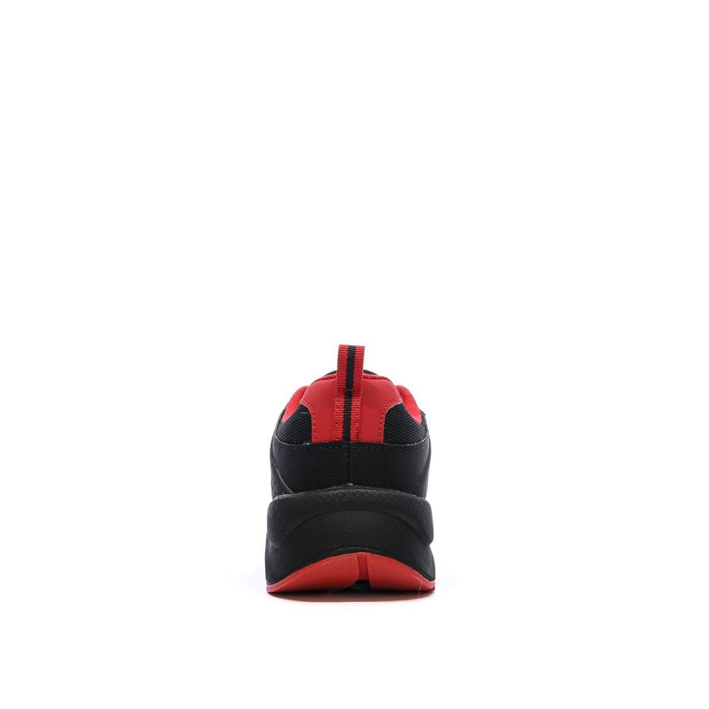 Baskets Noires/Rouges Garçon Kappa Logo Safir 2s 3