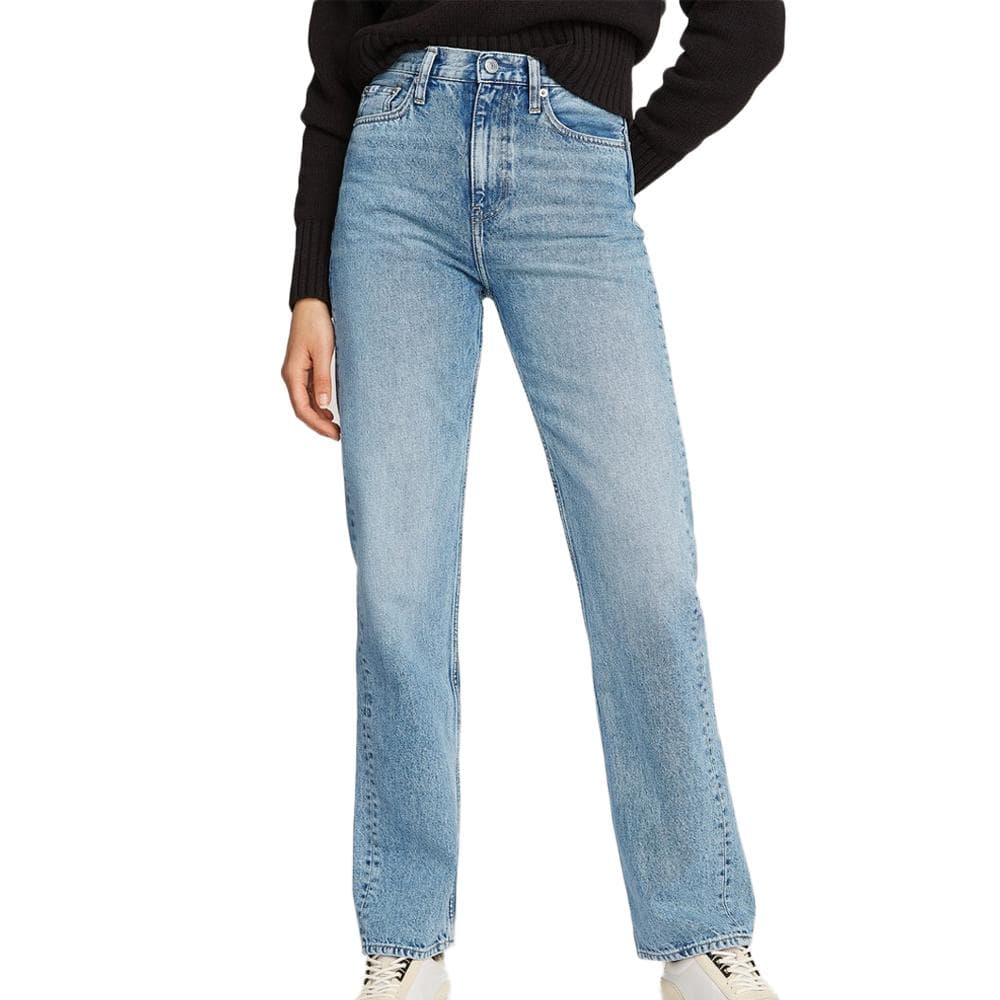 Jean Bleu Femme Calvin Klein Jeans Straight 1