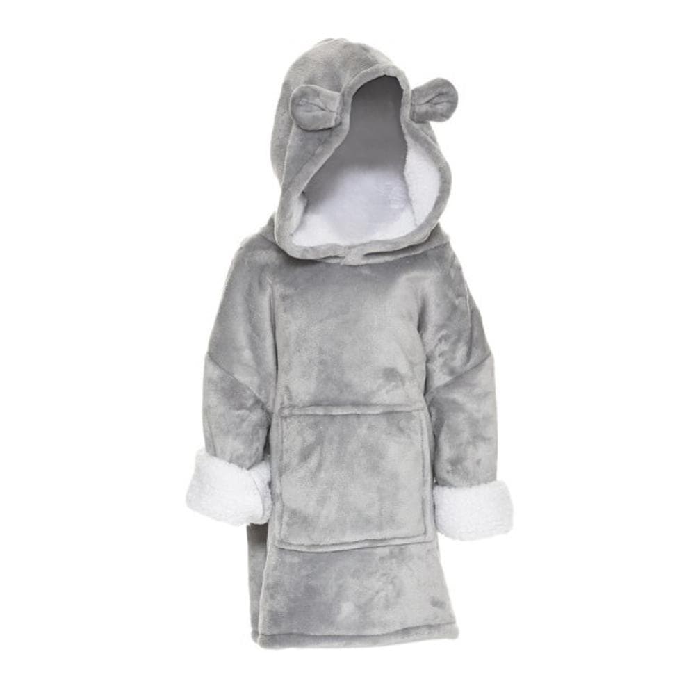 Sweat Plaid Gris Enfant Atmosphera Ours 3-10 Ans 2