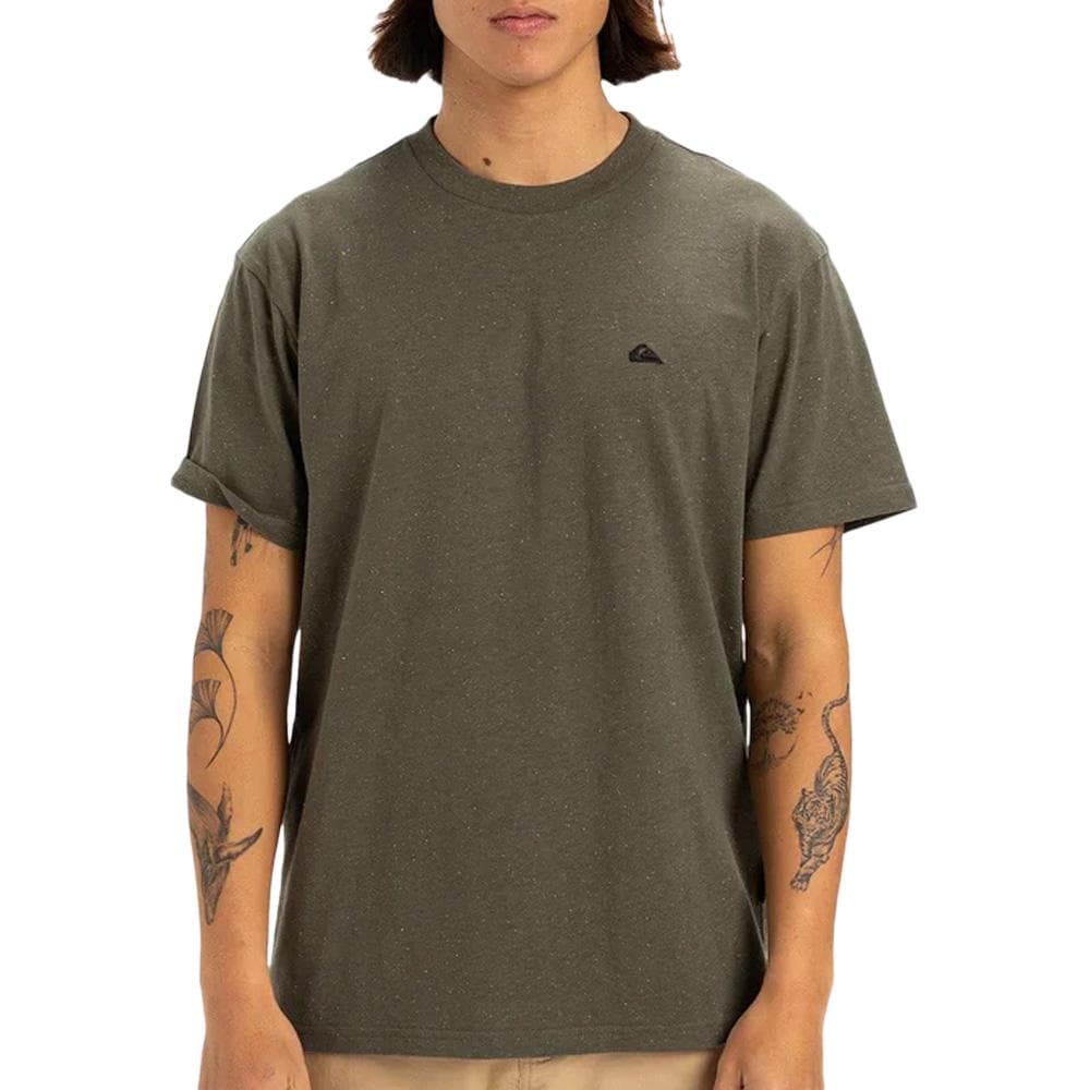 T-shirt Kaki Homme Quiksilver Neps 1