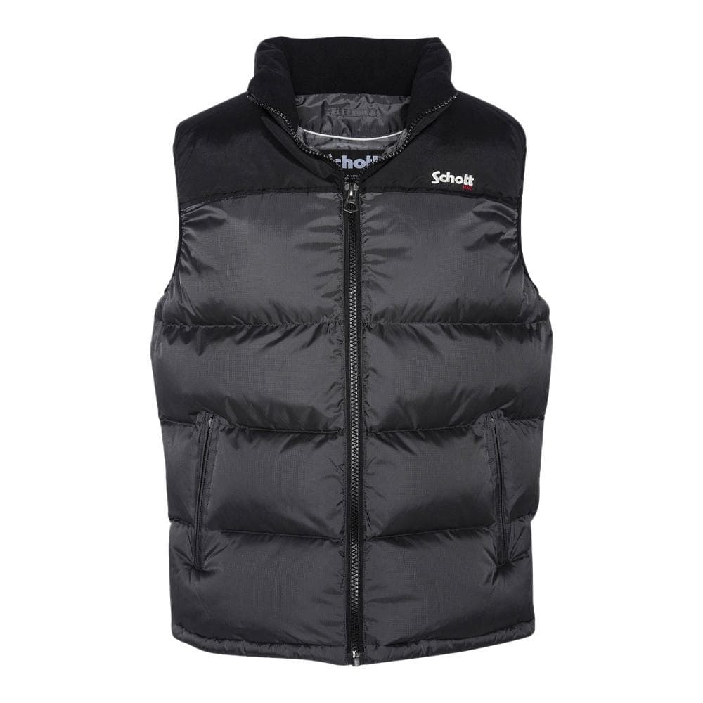 Doudoune sans manche Gris Homme Schott UTAHV 1