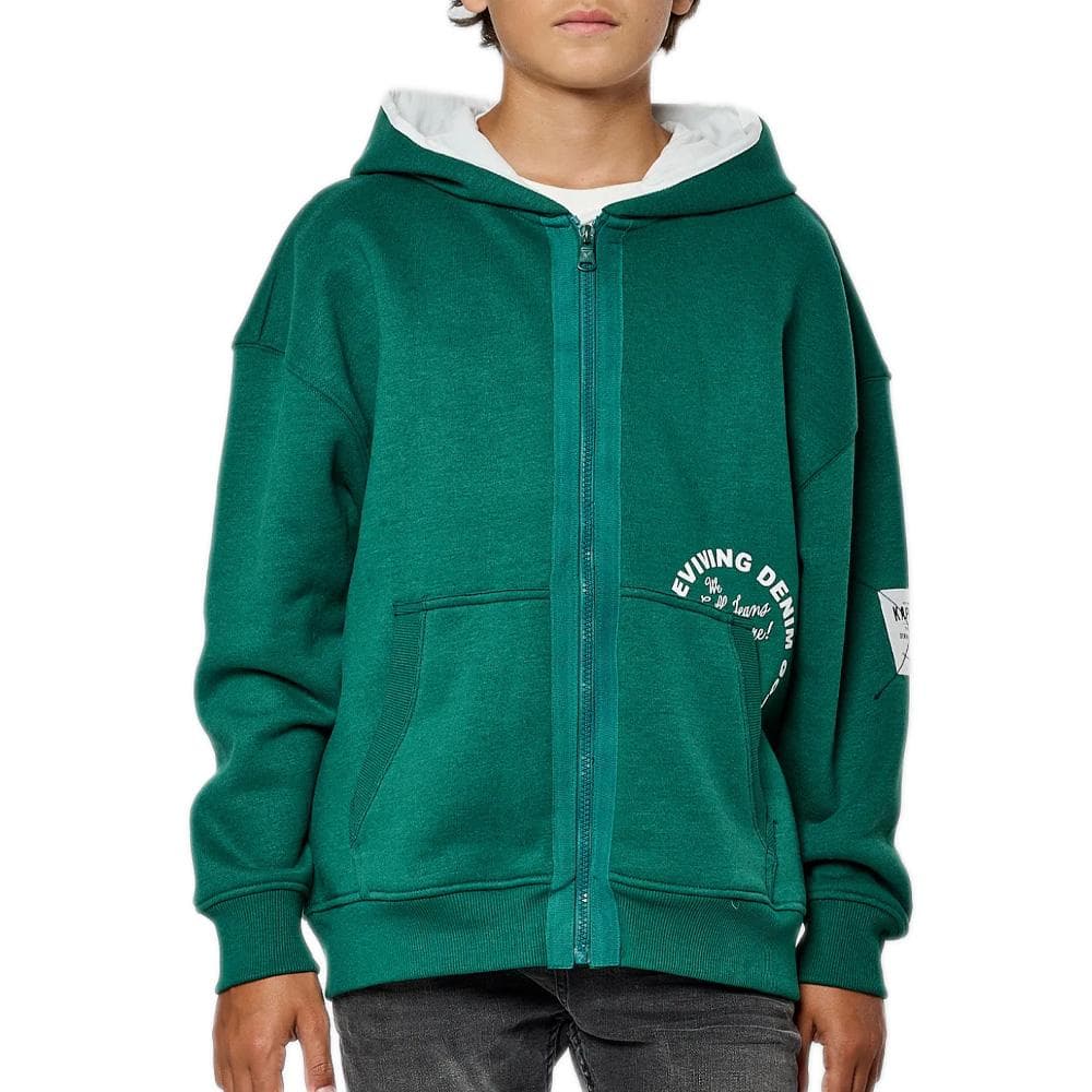 Sweat Zippé Vert Garçon Kaporal MERRYH 1
