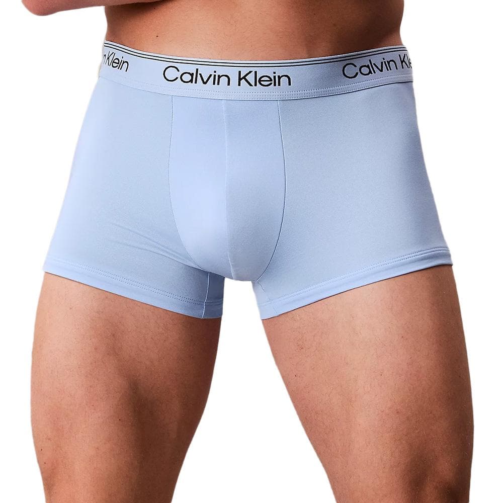 X3 Boxers Noir/Bleu Homme Calvin Klein Jeans Boxer Low Rise Trunk 2