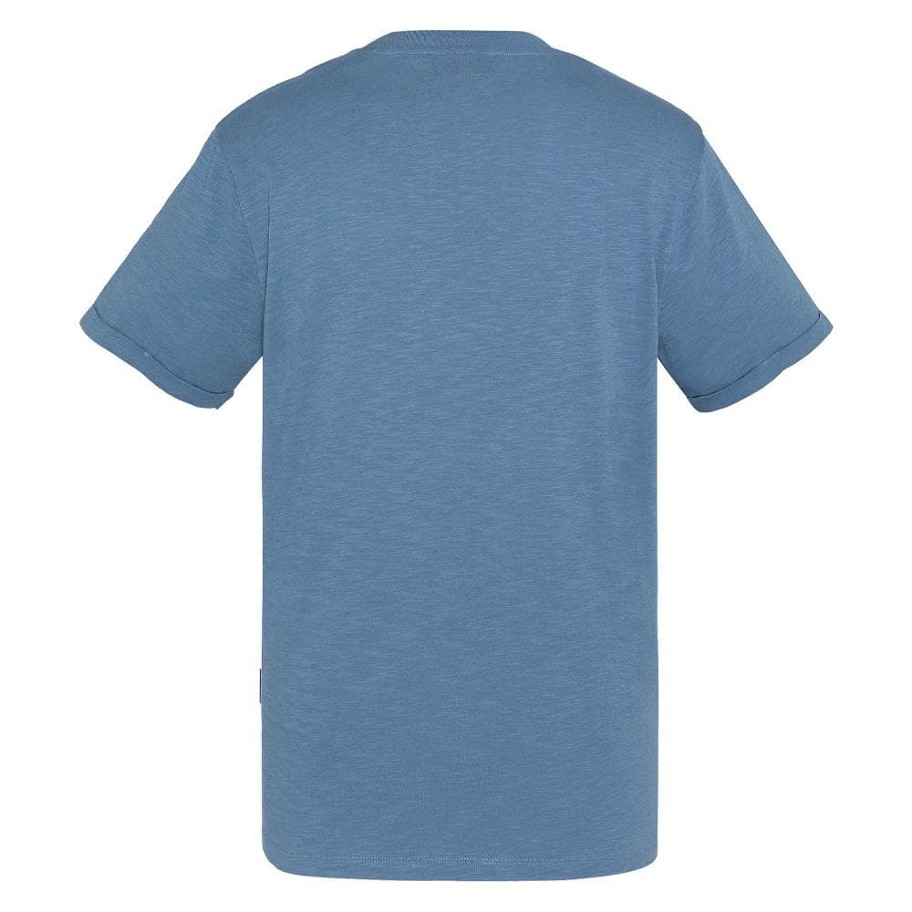 T-Shirt Bleu Homme Schott TSKEA1 2