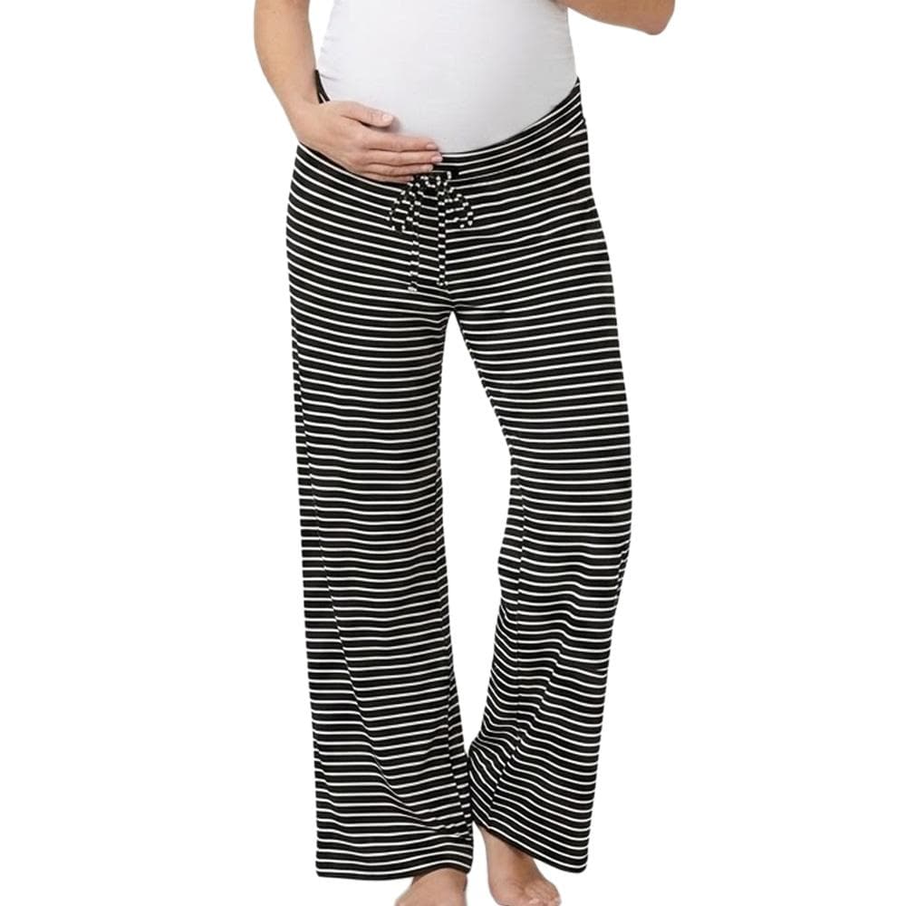 Pantalon Noir/Blanc Femme Mamalicious Mette 1