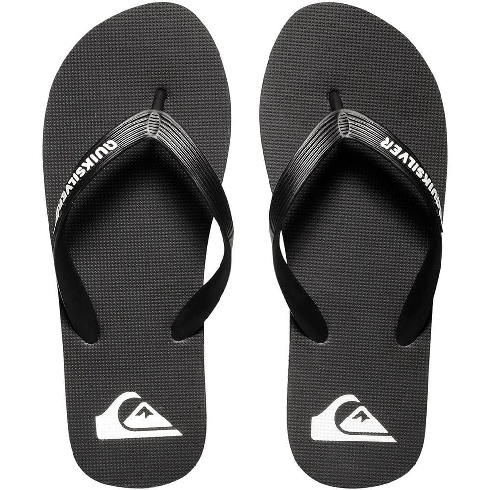 Tongs noir/blanc homme Quiksilver Molokai 4