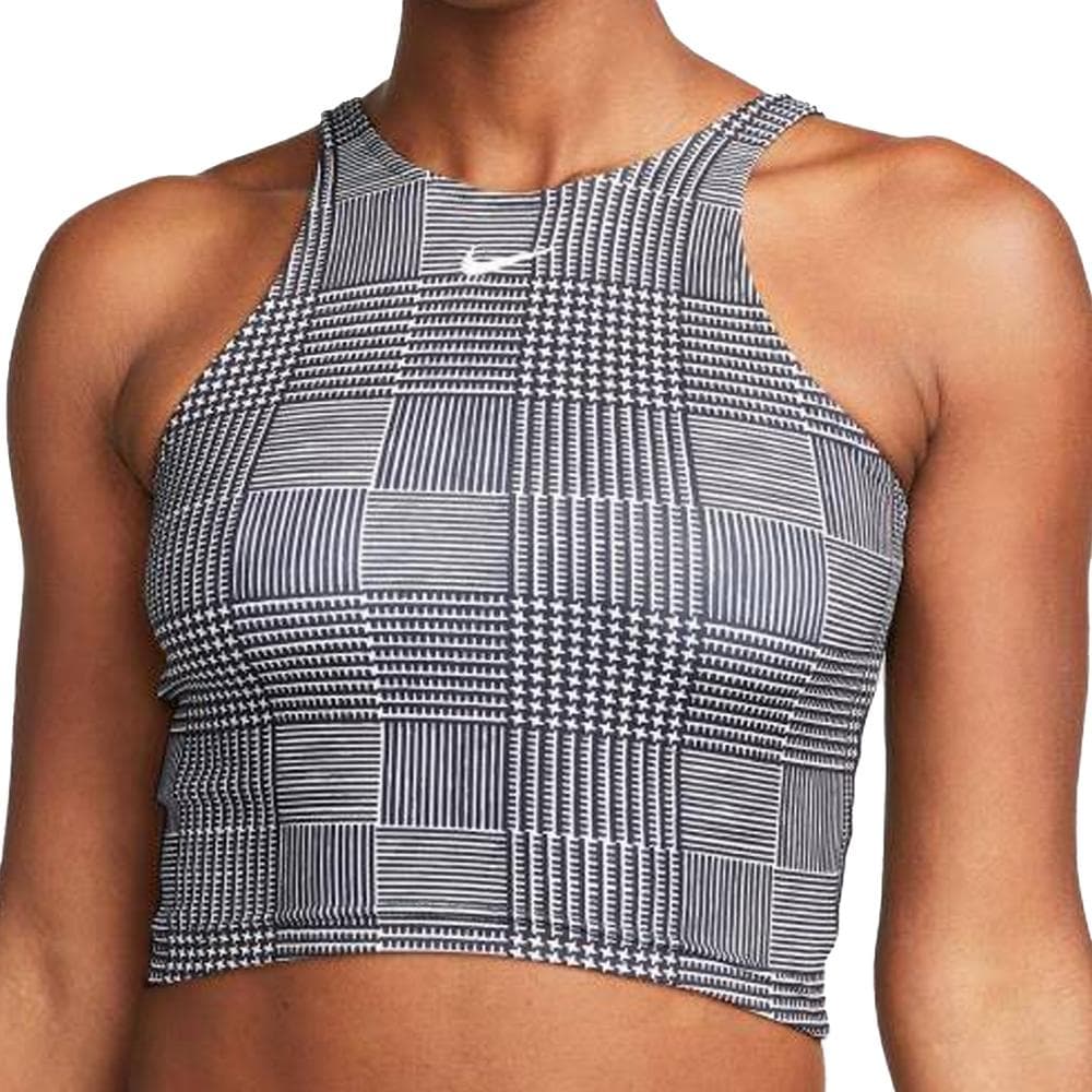 Débardeur Noir/Gris Femme Nike Crop Tank 1