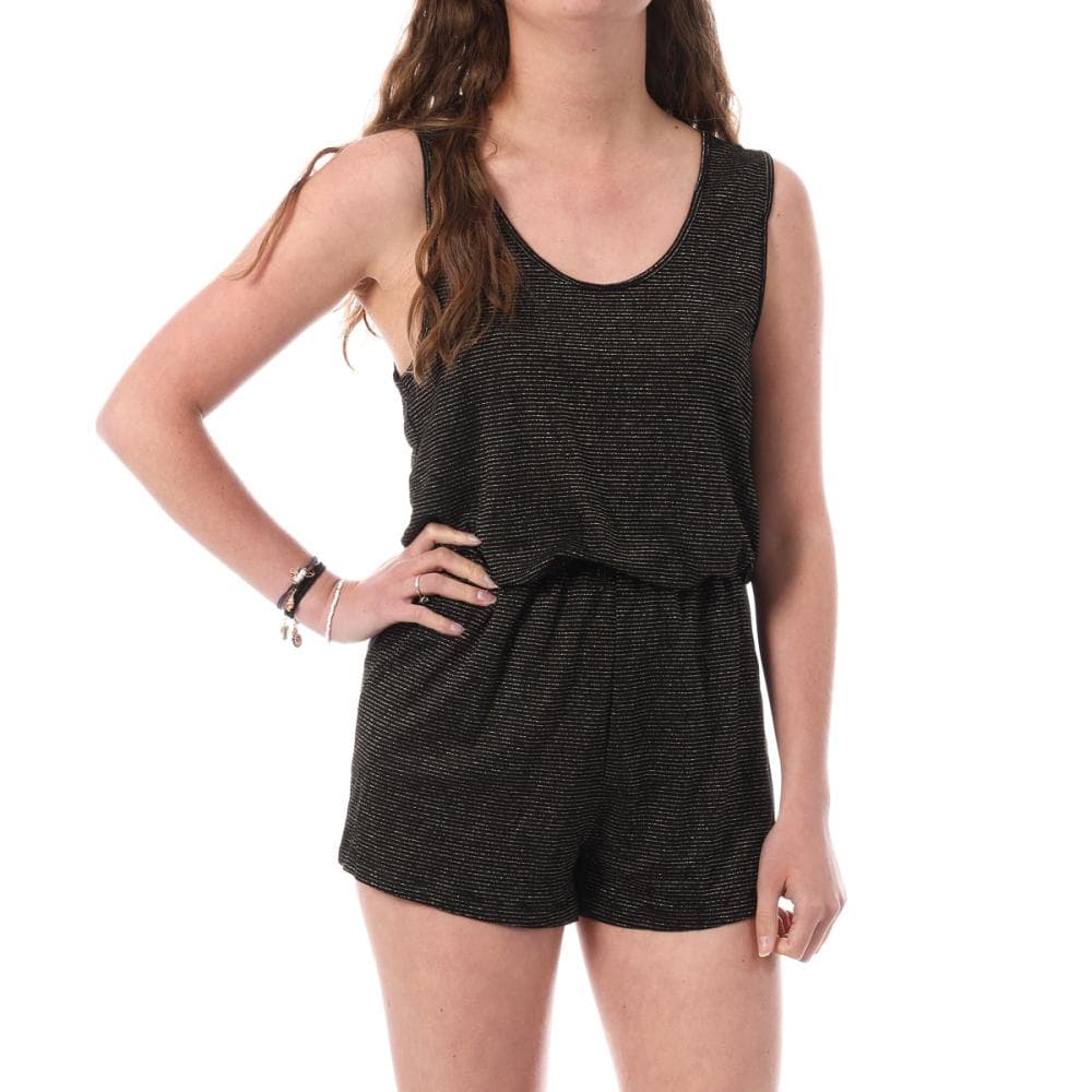 Combishort Noir/Doré Femme Deeluxe Jalia 1