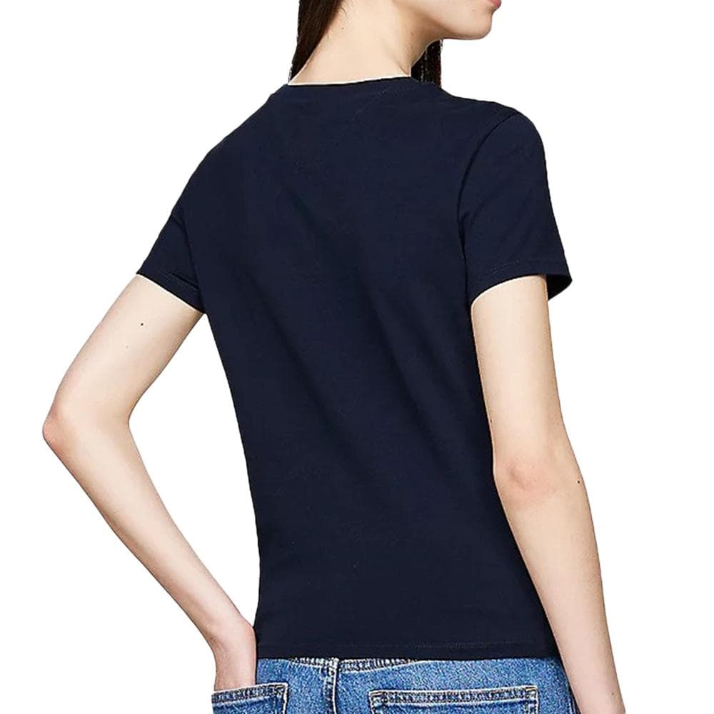 T-shirt Marine Femme Tommy Hilfiger Varsity 2