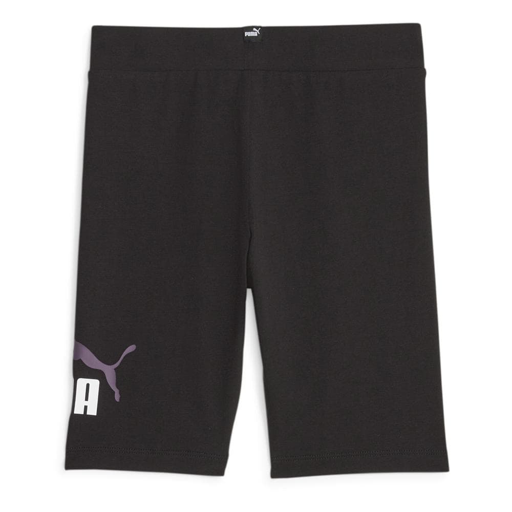 Short Noir Fille Puma Logo Tight 2